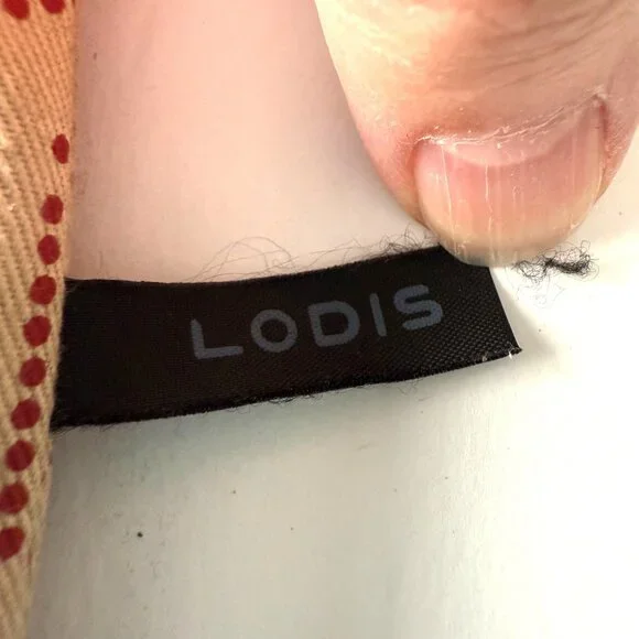 Lodis Black Leather Crossbody Bag Adjustable Strap Interior Staining AS IS - Picture 7 of 14